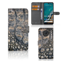 Nokia G50 Telefoonhoesje met Pasjes Krokodillenprint - thumbnail