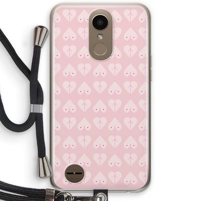 Ass 'n Titties: LG K10 (2017) Transparant Hoesje met koord