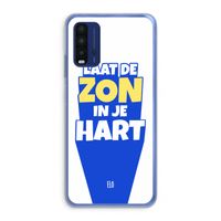 Laat de zon in je hart: Xiaomi Redmi 9T Transparant Hoesje