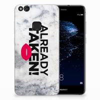Huawei P10 Lite | Siliconen hoesje | met naam Already Taken White