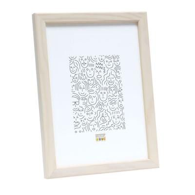 Deknudt Houten fotokader in licht witte kleur 10x15 S41JL1