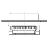 Molex 1731090322 D-sub connector Aantal polen: 37 1 stuk(s) Bulk