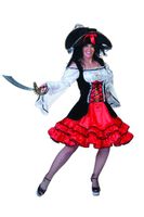 Carnavalskostuum: Piratenvrouw Sailora