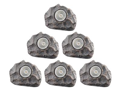 LIVARNO home LED-solarlampen (6 stuks grijs)