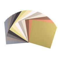 Florence • cardstock papier 216g glad 30,5x30,5cm aardetinten 60x