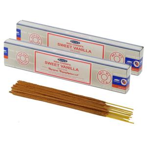 Satya Nag Champa wierrook stokjes zoete vanille geur - 30x - Lichaam in balans - Meditatie