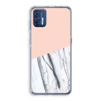 A touch of peach: Motorola Moto G9 Plus Transparant Hoesje A touch of peach: Motorola Moto G9 Plus Transparant Hoesje