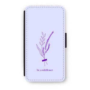 Be a wildflower: iPhone XS Flip Hoesje