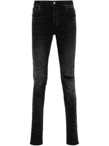 AMIRI jean skinny Crystal Shotgun - Noir