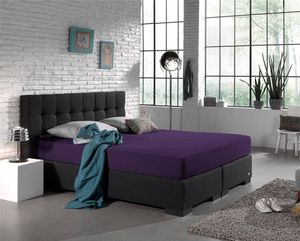 Dreamhouse Jersey Hoeslaken Matras | Paars - 220 gram - Dubbel