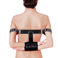 Ouch! by Shots Complete Arm Restraints - Black