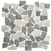 Terre d&apos;Azur Stone Palladiana Perla Grey/Silva Grey 30x30 cm