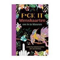 F*ck it - Wenskaarten om in te kleuren