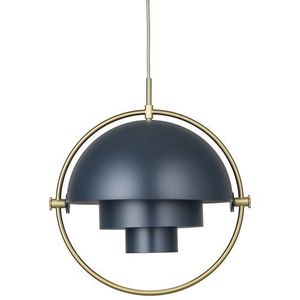Gubi Multi-Lite Hanglamp - Messing & Donkerblauw