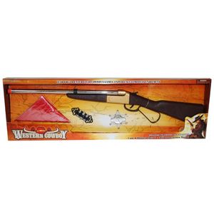 Western speelgoedset met geweer    -