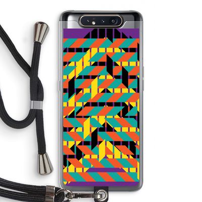 Skew Bee 2: Samsung Galaxy A80 Transparant Hoesje met koord