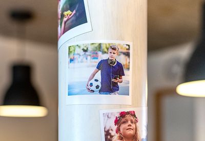 Flexibele fotomagneten retro Liggend - Set van 8