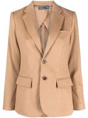 Polo Ralph Lauren blazer cintré à simple boutonnage - Tons neutres