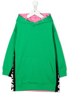 Stella McCartney Kids robe-sweat à design colour block - Vert