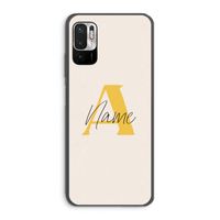 Amber Script: Xiaomi Redmi Note 10 5G Transparant Hoesje