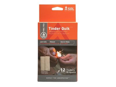 SOL (Survive Outdoors Longer) SOL Tinder Quik Tondel 12St