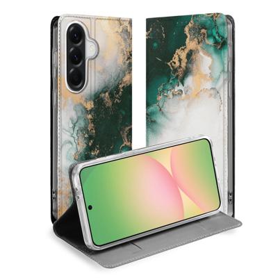 Book Cover Samsung Galaxy A57 Marmer Groen
