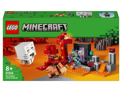 Lego Minecraft Hinderlaag bij het Nether-portaal - 21255