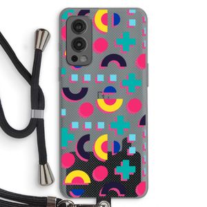 8-bit N°2: OnePlus Nord 2 5G Transparant Hoesje met koord