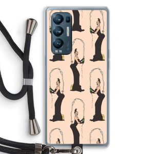 Pop Some Kim: Oppo Find X3 Neo Transparant Hoesje met koord
