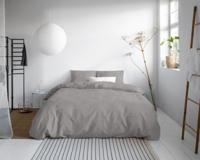 RoyalTextile - Uni Satijn Dekbedovertrek Katoen-Satijn - Grijs - 240 x 220