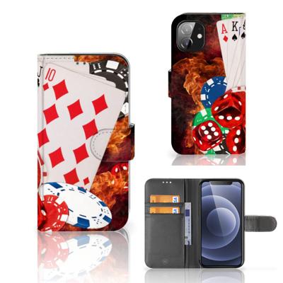 Apple iPhone 12 Mini | Wallet Case | met Pasjes | Casino