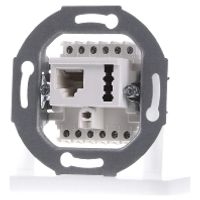 458809  - Twisted pair Data outlet Cat.3 white 458809 - thumbnail