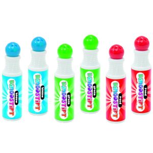 12x Bingo stiften/markers blauw/groen/rood