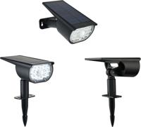 Solar schijnwerper voor planten - GALIX - G2603 - 300 lumen Dubbele verlichting (wandlampoptie beschikbaar) - Bewegingssensor