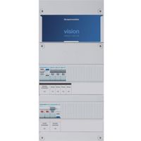 Groepenkast Hager VKG310D 3-groepenverdeler met hoofdschakelaar ALS 30mA/HACO/direct 1-fase