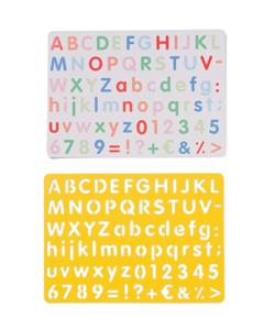 HEMA Tekensjabloon Letters En Cijfers