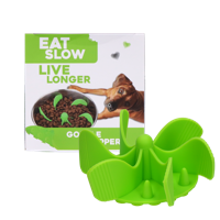 Eat Slow Live Longer Gobble Stopper Groen M