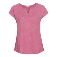 T-shirt van hennep en bio-katoen, roze Maat: 36/38