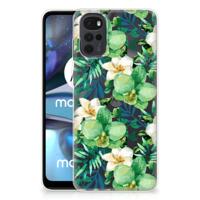 Motorola Moto G22 | TPU Case | Orchidee Groen
