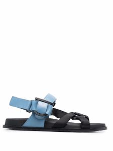 Ferragamo sandales en cuir à brides - Bleu