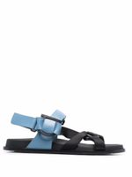 Ferragamo sandales en cuir à brides - Bleu