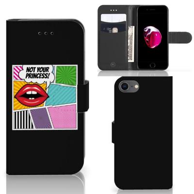 iPhone 7 | 8 | SE (2020) | SE (2022) | Wallet Case | met Pasjes | Popart Princess iPhone 7 | 8 | SE (2020) | SE (2022) | Wallet Case | met Pasjes | Popart Princess