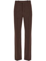 Ferragamo pantalon de costume à coupe ample - Marron