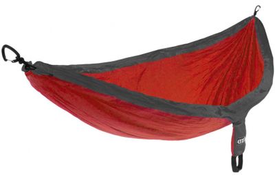 Eno hangmat Doublenest 2,8 x 1,4 m nylon rood/grijs 3-delig