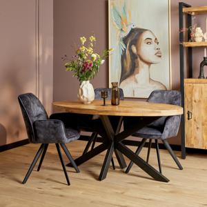 Eetkamertafel Denver | Ovaal | Mangohout | 160 cm STF-535