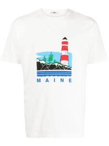 BODE t-shirt Maine en coton - Blanc