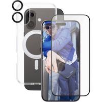 PanzerGlass CARE by ® Panzerglas 3-in-1 Protection B1327+2855+1281 Screenprotector (glas) Apple iPhone 16 Plus 1 stuk(s) Anti-vingerafdruk, Krasvast PanzerGlass CARE by ® Panzerglas 3-in-1 Protection B1327+2855+1281 Screenprotector (glas) Apple iPhone 16 Plus 1 stuk(s) Anti-vingerafdruk, Krasvast