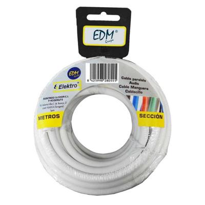 Kabel Coaxiale Antenne TV EDM 28230 Wit 25 m