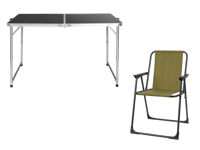 CRIVIT Campingtafel en campingstoel