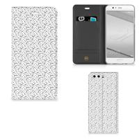 Huawei P10 Plus | Hoesje met Magneet | Stripes Dots
